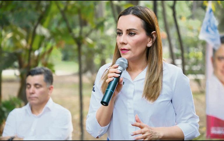 Diana González, candidata a la presidencia de Guadalajara porla coalición “Fuerza y Corazón por Jalisco”. ESPECIAL