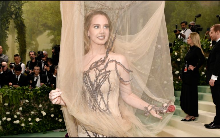 Lana del Rey en la Met Gala 2024. EFE/ Justin Lane