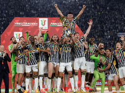 La Juve se coronó campeón de Copa con un gol de Vlahovic. EFE/G. LAMI