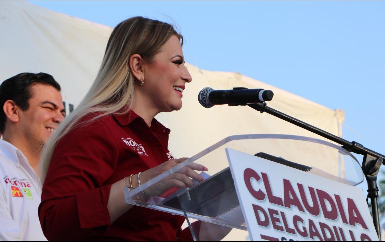 Claudia Delgadillo, candidata puntera en las preferencias electorales, hizo un llamado a las y los zapopanos a salir a votar el próximo 2 de junio y lograr juntos la transformación de Jalisco. CORTESÍA.