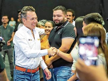 Lemus se reunió con simpatizantes en Expo Guadalajara. ESPECIAL
