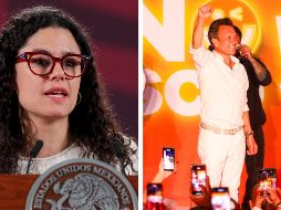 Luisa María Alcalde, titular de la Segob, destacó el triunfo para Pablo Lemus en Jalisco. EFE / I. Esquivel / EL INFORMADOR / A. Navarro