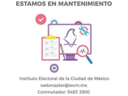 La página del Instituto Electoral de Ciudad de México (IECM) presentó fallas debido a un ciberataque. ESPECIAL/Foto del sitio web del IECM