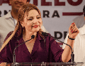 Morena asegura que Claudia Delgadillo ganó las elecciones en Jalisco. EL INFORMADOR/ H. Figueroa