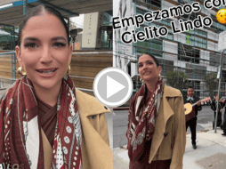 Natalia documentó nuevamente su experiencia con el local de alimentos, esta vez acompañada por el Mariachi “Mi Jalisco” en una 