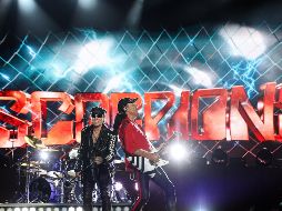 Scorpions abrió su repertorio con 'Coming Home'. EFE/TIAGO PETINGA