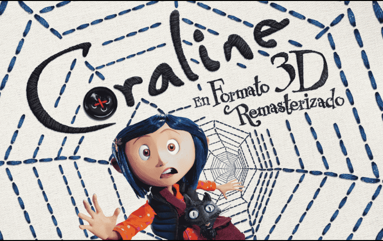 El reestreno de Coraline a la pantalla grande se da en el marco del Programa de Clásicos del Festival Internacional de Animación Annecy 2024. ESPECIAL/X/ @Cinepolis.