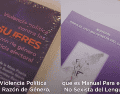 La senadora hizo llegar al Palacio Nacional el libro “Violencia Política contra la Mujeres por Razón de Género en la Justicia Electoral" y el "Manual para el Uso no Sexista del Lenguaje". ESPECIAL/X/@XochitlGalvez.