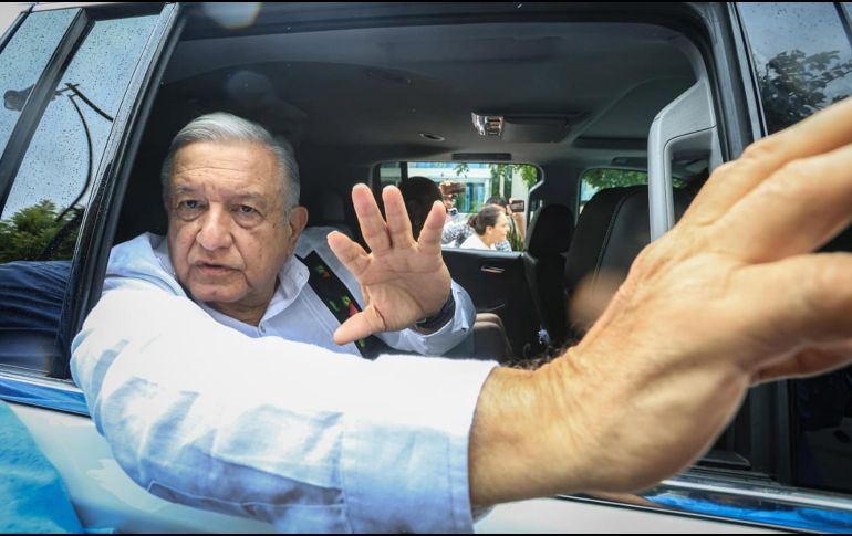 El presidente López Obrador aseguró que Dos Bocas está en funcionamiento. SUN / LCG
