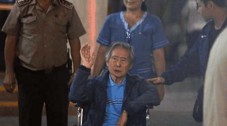 Fujimori también está sometido a un tratamiento por cáncer en la lengua, que ha sido recurrente en su historia clínica. EFE/STRINGER