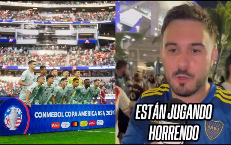Los aficionados de Argentina dejaron ver una opinión crítica para la Selección Mexicana. IMAGO7. X/ @futpicante.