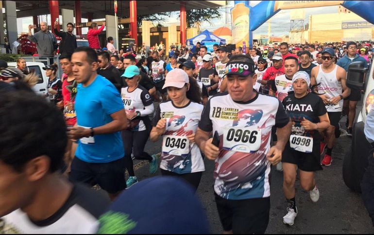Comude Guadalajara abrió la convocatoria para que atletas elite y población en general se sume a este evento que ostenta la etiqueta Label de la World Athletics. EL INFORMADOR/ ARCHIVO.