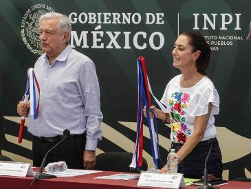 El Presidente Andrés Manuel López Obrador y la virtual presidenta electa, Claudia Sheinbaum, acudieron a la Presentación del Plan de Justicia para el pueblo Seri-Comca