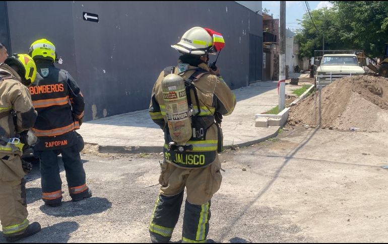 También se realizó una evacuación preventiva de 40 menores y seis adultos en un jardín de niños. ESPECIAL/Unidad Estatal de Protección Civil y Bomberos de Jalisco.