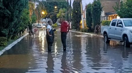 La lluvia dejó inundaciones en distintos puntos. ESPECIAL/ Protección Civil y Bomberos de Zapopan