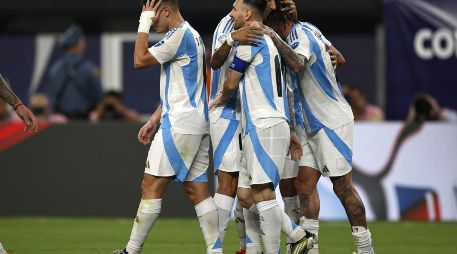 Argentina se instala en la final, a la espera a rival que saldrá del encuentro de este miércoles entre Uruguay y Colombia. EFE/ CJ GUNTHER.