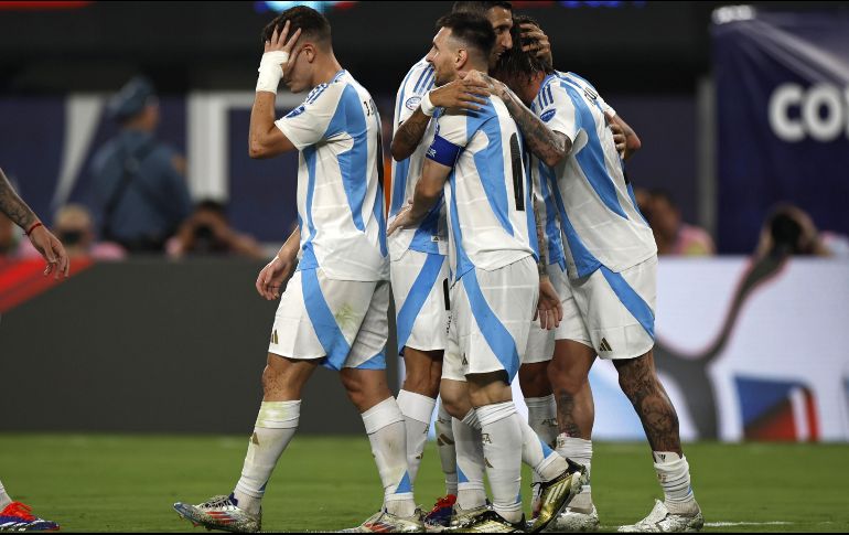 Argentina se instala en la final, a la espera a rival que saldrá del encuentro de este miércoles entre Uruguay y Colombia. EFE/ CJ GUNTHER.