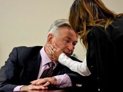 Baldwin se enfrenta al cargo de homicidio involuntario por la muerte Halyna Hutchins, asesinada en el set de la película “Rust” en octubre de 2021. EFE/ Ross D. Franklin