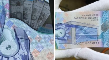 El billete de la Fábrica de Billetes Jalisco se comercializa en redes sociales hasta en 6 mil pesos mexicanos. TIKTOK / armandounrolex