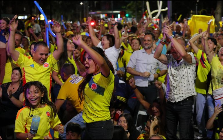 Aficionados colombianos disfrutaron el miércoles las semifinales de la Copa América 2024. AFP / ARCHIVO
