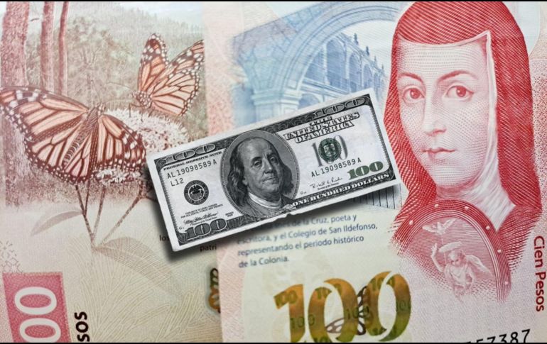 Según Bloomberg, el peso mexicano cae 1.07% frente al dólar esta mañana del lunes 15 de julio. EL INFORMADOR / O. Álvarez
