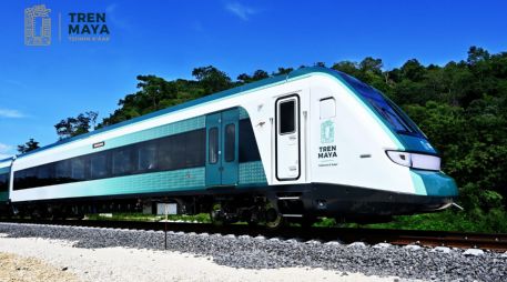 El Tren Maya fue descrito como un proyecto moderno que promueve la conexión de zonas, el turismo y la inversión. ESPECIAL / Fotografía de Tren Maya en Facebook