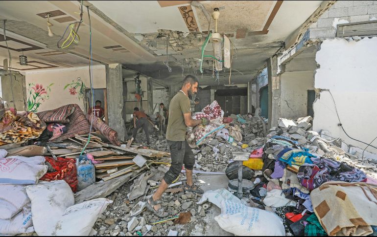 Decenas de palestinos han perdido la vida en zonas que consideraban seguras y que ahora quedaron en ruinas. EFE
