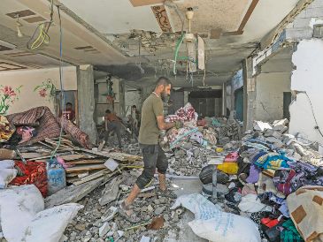Decenas de palestinos han perdido la vida en zonas que consideraban seguras y que ahora quedaron en ruinas. EFE