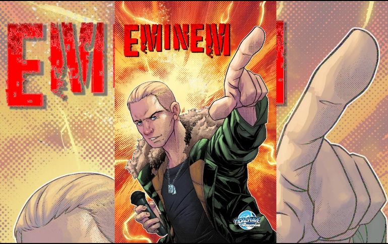 Eminem protagoniza la nueva entrega de la serie 'Orbit' de la editorial TidalWave Comics. EFE/ Tidalwave Productions