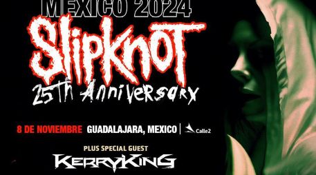 Las y los fanáticos de metal, podrán ver completamente en vivo a Slipknot. ESPECIAL.