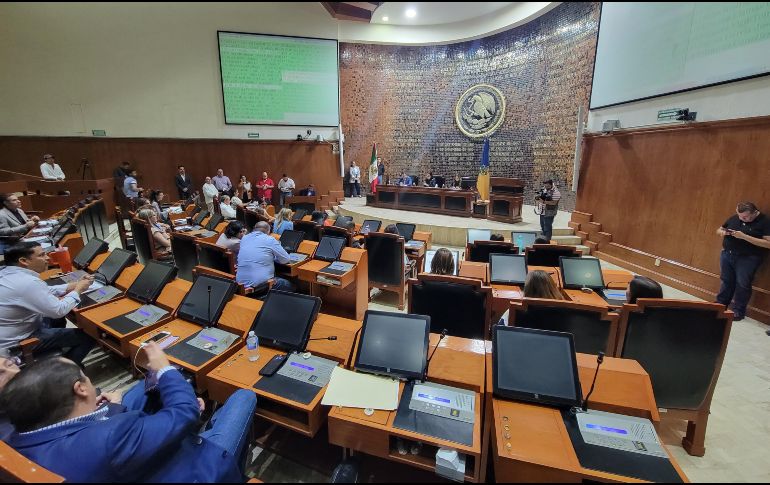 El Congreso se mantiene a la espera sobre si se podrá designar a las tres vacantes de magistraturas del Tribunal de Justicia Administrativa estatal. EL INFORMADOR/ M. Hernández.