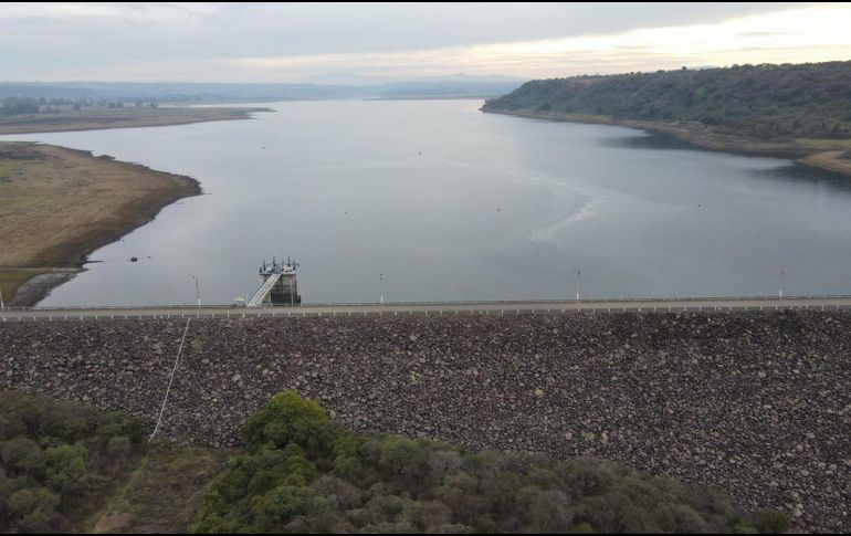 Tanto el Lago de Chapala, la Presa Calderón y El Salto subieron sus niveles gracias a las lluvias. ESPECIAL / GOBIERNO DE JALISCO
