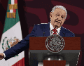 Andrés Manuel López Obrador, durante su conferencia de prensa matutina de hoy 19 de julio en Palacio Nacional de la Ciudad de Mexico. EFE/Jose Mendez