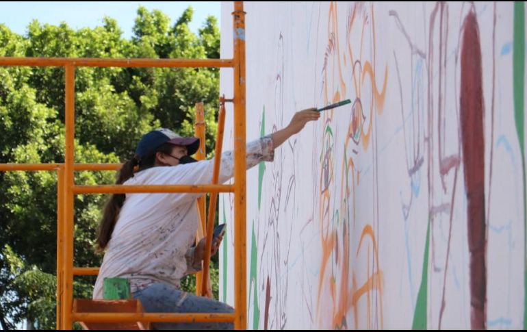 El programa incluyó a cerca de 500 artistas para crear 633 murales. ESPECIAL / Gobierno de Guadalajara