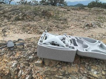 La UEPCBJ informó que se continúa con la búsqueda, en conjunto con autoridades de Etzatlán, de una menor de edad con el apoyo de drones. CORTESÍA
