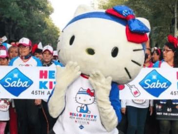 La Hello Kitty Fun Run 2024 se llevará a cabo el domingo 13 de octubre en la avenida Paseo de la Reforma en la CDMX. ESPECIAL