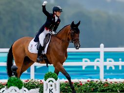 LAURA COLLETT. Las medallas olímpicas de esta disciplina ecuestre, en el programa individual y por equipos, se decidirán el lunes 29 de julio con la disputa de la prueba de salto de obstáculos a caballo. EFE / E. S. Lesser