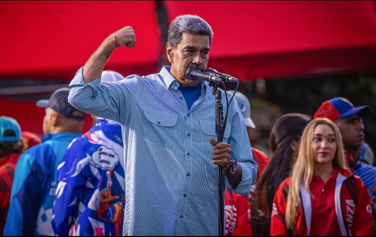 El Consejo Nacional Electoral de Venezuela anunció que el presidente Nicolás Maduro es el ganador de las elecciones del domingo. EFE/ M. Gutiérrez.