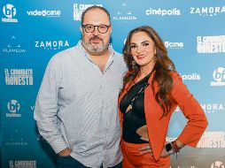 Gerardo Morán y Mariana Seoane se encuentran en gira de promoción de la cinta “El Candidato Honesto”. EL INFORMADOR/ H. Figueroa