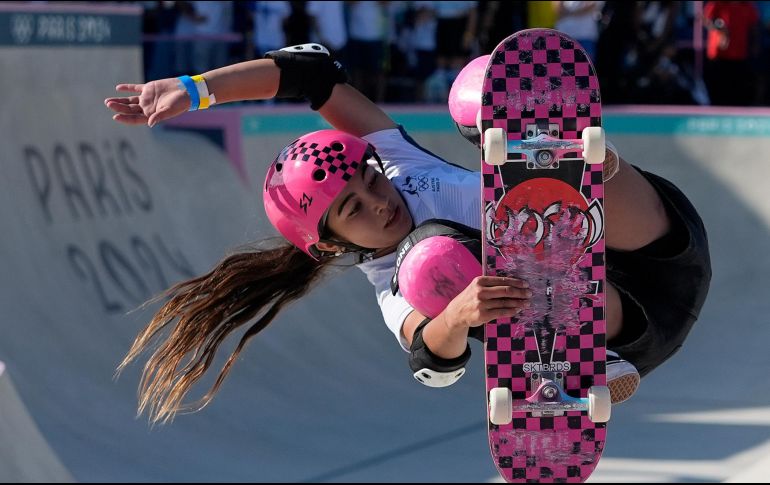 Trew se convirtió en la australiana más joven en ganar medalla. AP/F. Franklin