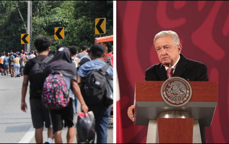 Aun con la escalada de violencia y el desplazamiento de personas en la frontera de Chiapas hacia Guatemala, López Obrador aseguró que él tiene 