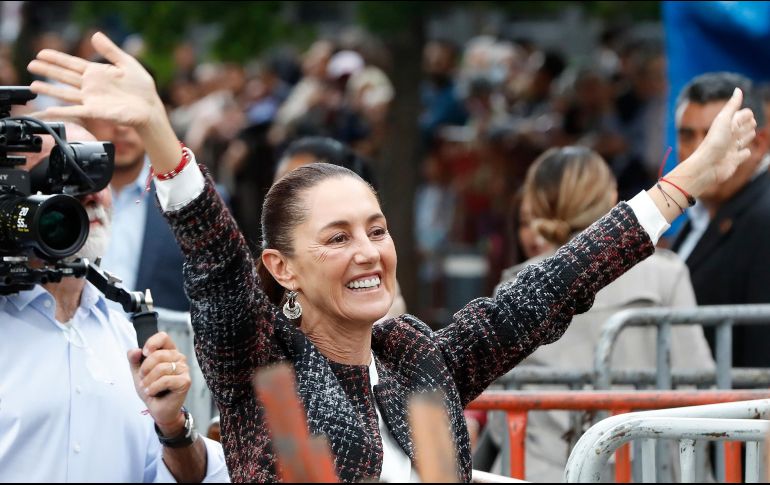 Claudia Sheinbaum tendrá una celebración después de recibir la constancia. EFE/M. Guzmán