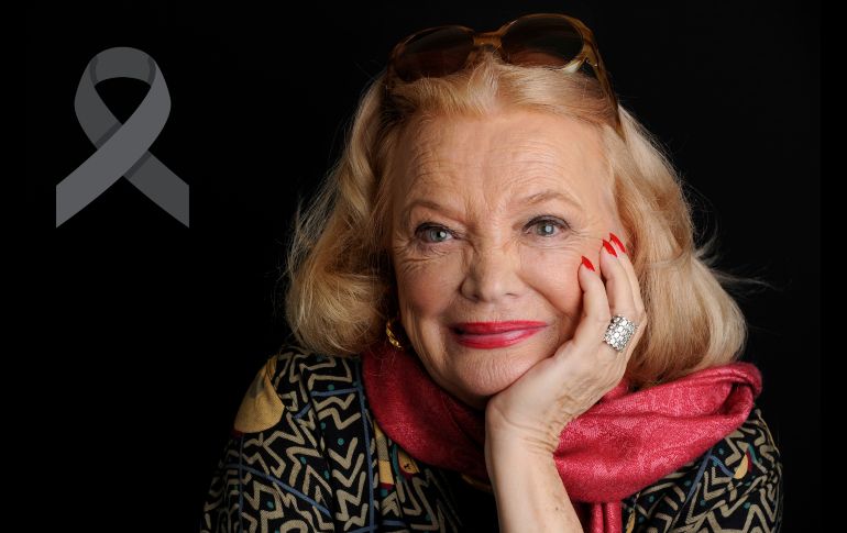 La actriz Gena Rowlands falleció el día de ayer. AP / ARCHIVO