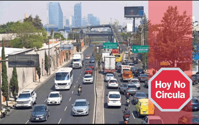 El Hoy No Circula se aplica en las 16 alcaldías de la CDMX y en 18 municipios del Edomex. ESPECIAL/ Pixabay.