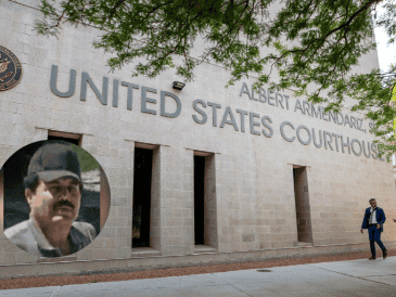 Fotografía de archivo del 31 julio de 2024 de la fachada de la corte Albert Armendariz donde se han llevado a cabo audiencias del caso contra Ismael ‘El Mayo’ Zambada de en El Paso, Texas. ESPECIAL/ EFE/ A. Leighton AP/ ARCHIVO.