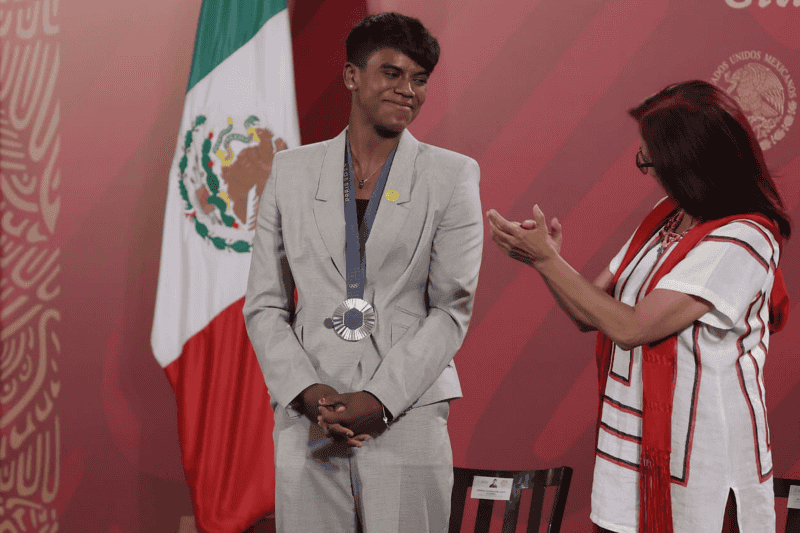 Prisca Awiti, medallista mexicana de París 2024. SUN / F. Rojas