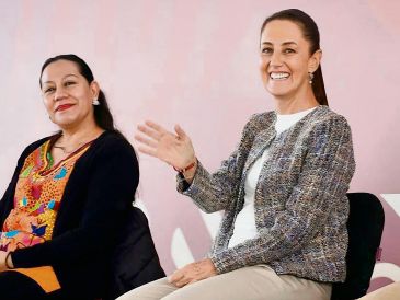 María Luisa Albores González y Claudia Sheinbaum. ESPECIAL