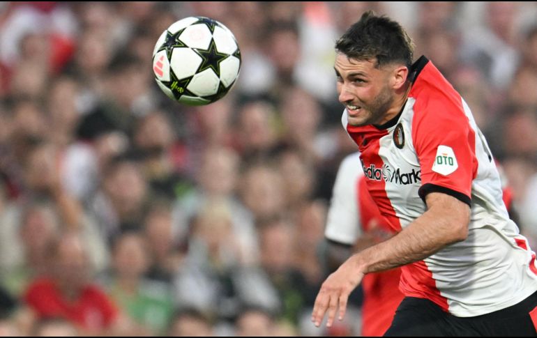 Corría el minuto 29 del partido ante el NAC Breda, cuando Santi sitió un tirón en la pierna derecha. AFP / J. Thys