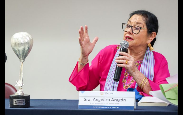 Aragón es reconocida por sus actuaciones en las películas mexicanas Goitia, un dios para sí mismo (1988), Cilantro y perejil (1997), Sexo, pudor y lágrimas (1999) y El crimen del Padre Amaro (2002). EL INFORMADOR / H. Figueroa
