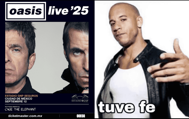 Oasis se presentará en el Foro GNP Seguros los días 12 y 13 de septiembre de 2025. ESPECIAL.